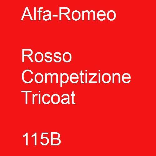 Alfa-Romeo, Rosso Competizione Tricoat, 115B.